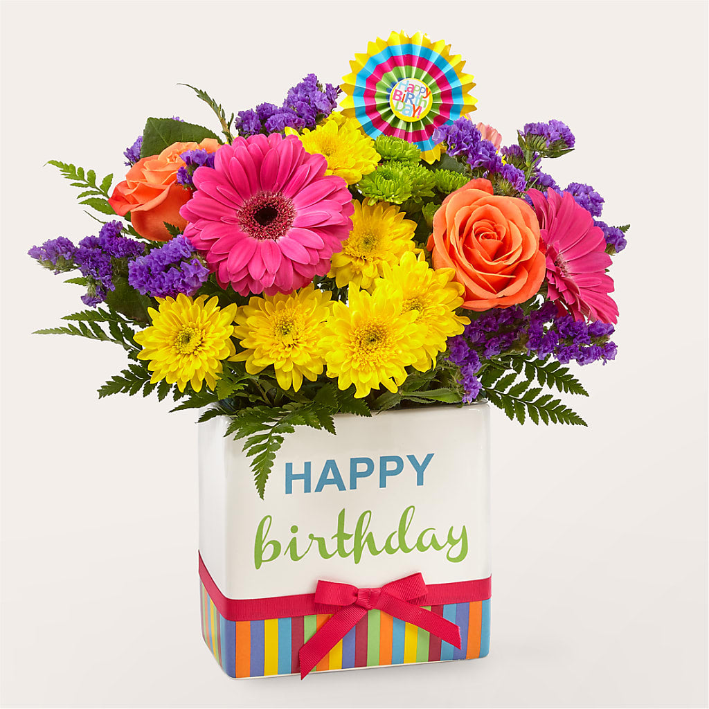 Birthday Brights Bouquet – Acuarela Events Inc, Land O Lakes FL