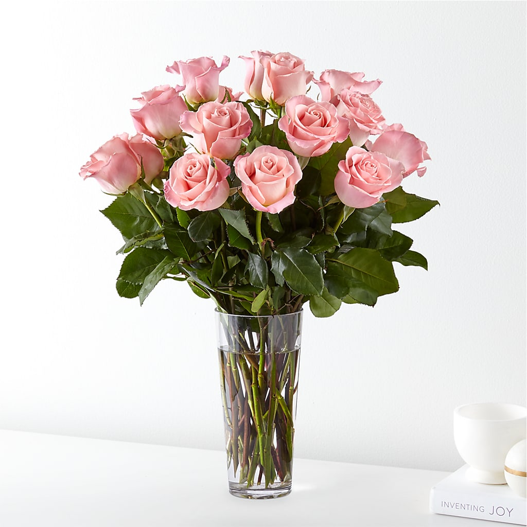 Long Stem Pink Rose Bouquet – Acuarela Events Inc, Land O Lakes FL