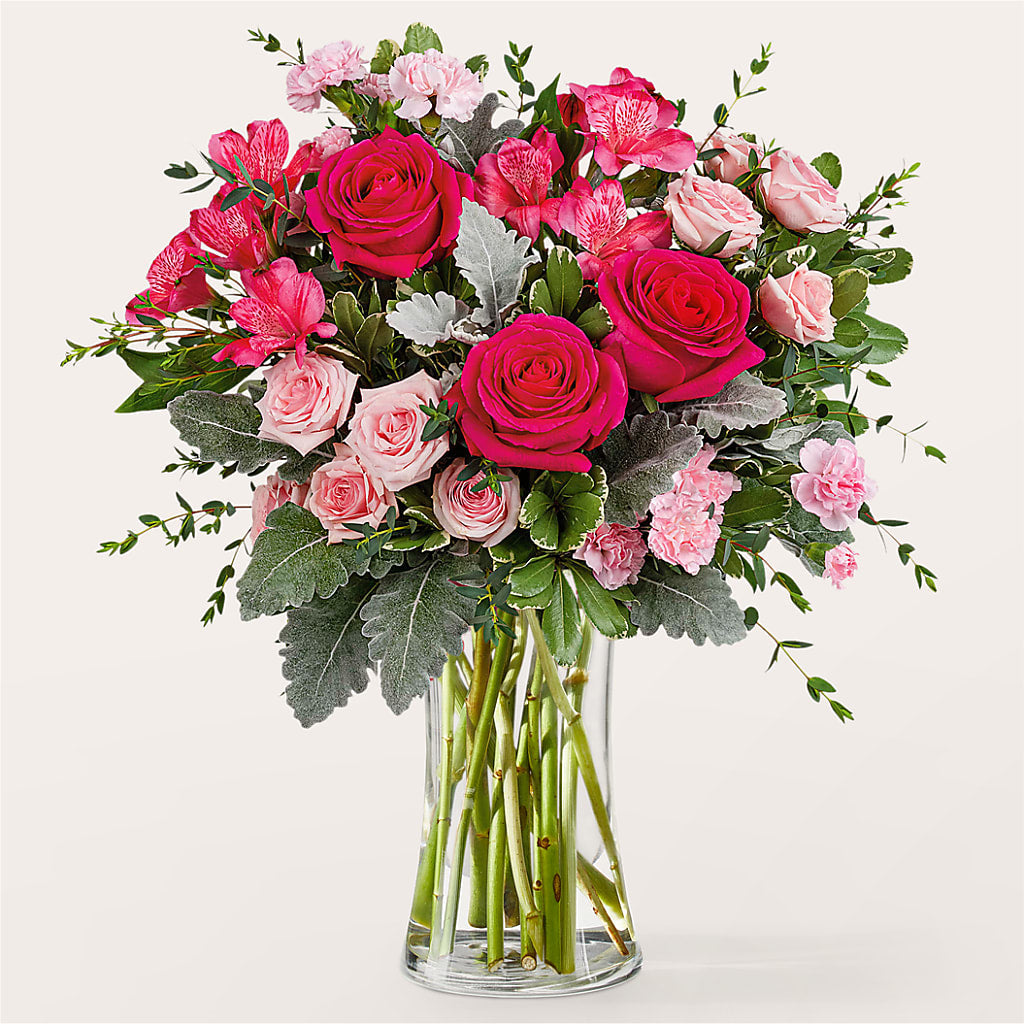 Tickled Pink Bouquet – Acuarela Events Inc, Land O Lakes FL