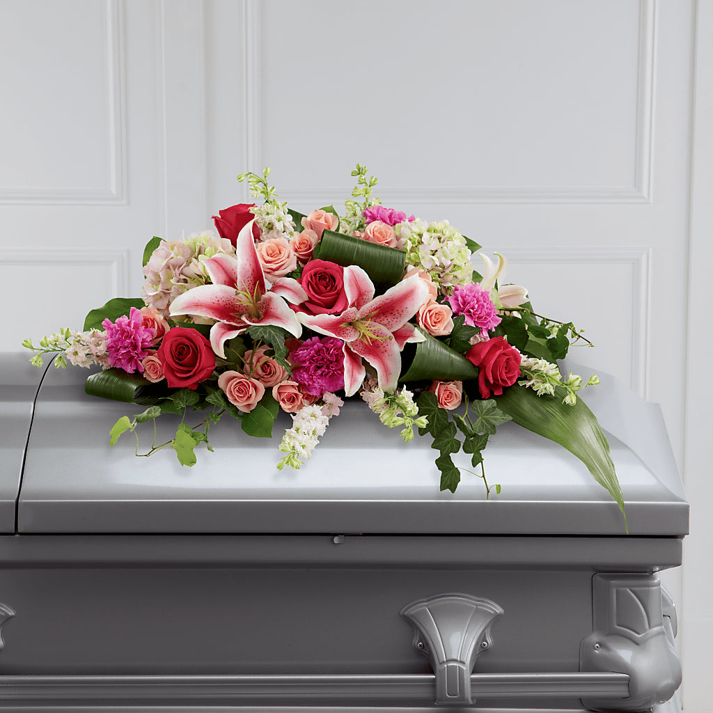 Splendid Grace Casket Spray – Acuarela Events Inc, Land O Lakes FL