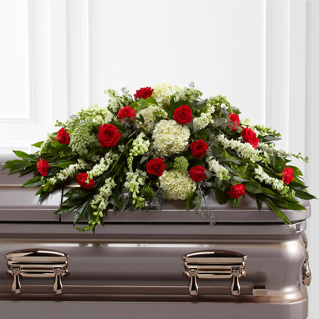 Sincerity Casket Spray – Acuarela Events Inc, Land O Lakes FL
