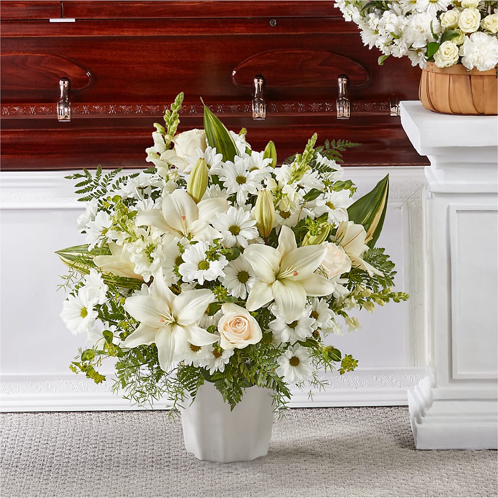 Thoughts of Tranquility Floor Basket – Acuarela Events Inc, Land O Lakes FL