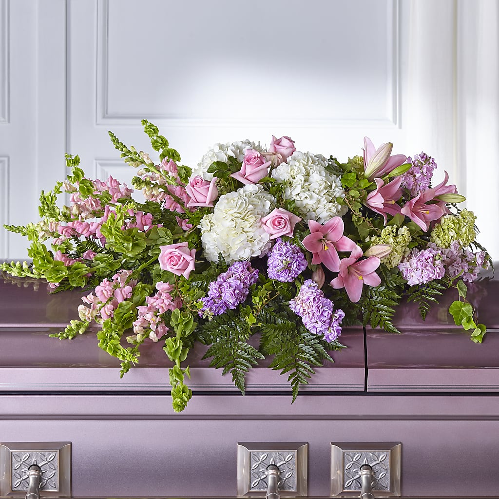 Life's Gratitude Casket Spray – Acuarela Events Inc, Land O Lakes FL