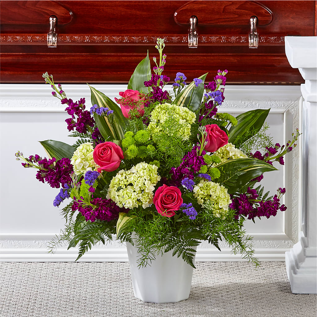 Beautiful Horizons Floor Basket – Acuarela Events Inc, Land O Lakes FL