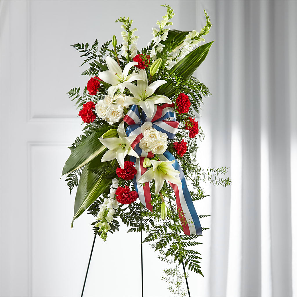 Stars of Life Standing Spray – Acuarela Events Inc, Land O Lakes FL