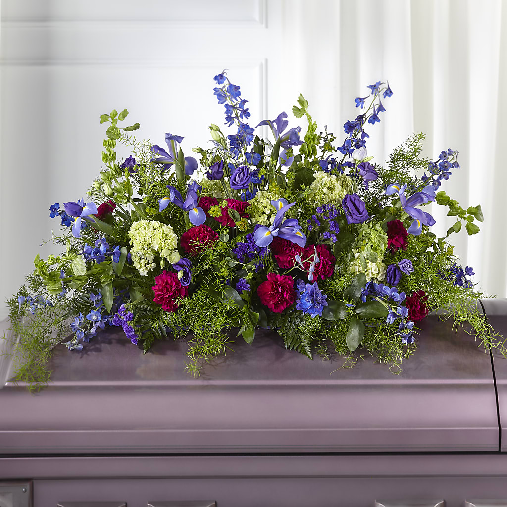 Always Treasured Casket Spray – Acuarela Events Inc, Land O Lakes FL
