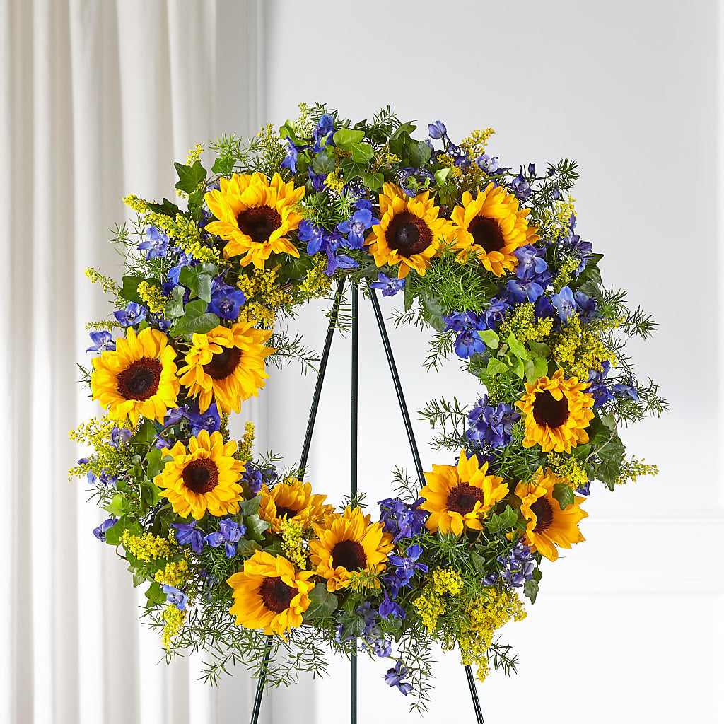 Bright Rays Wreath – Acuarela Events Inc, Land O Lakes FL