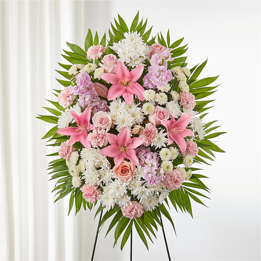 Offering Solace Standing Spray – Acuarela Events Inc, Land O Lakes FL