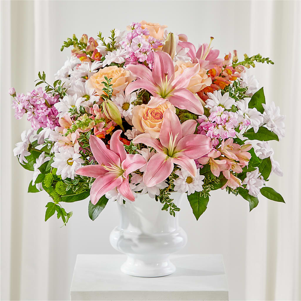 Heartfelt Gesture Urn Arrangement – Acuarela Events Inc, Land O Lakes FL