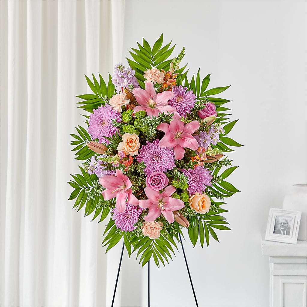 Love & Light Standing Spray – Acuarela Events Inc, Land O Lakes FL