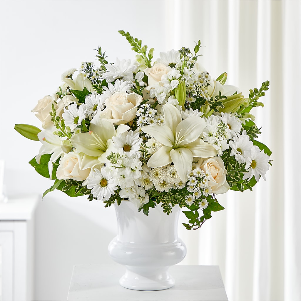 Uplifting Urn Arrangement – Acuarela Events Inc, Land O Lakes FL