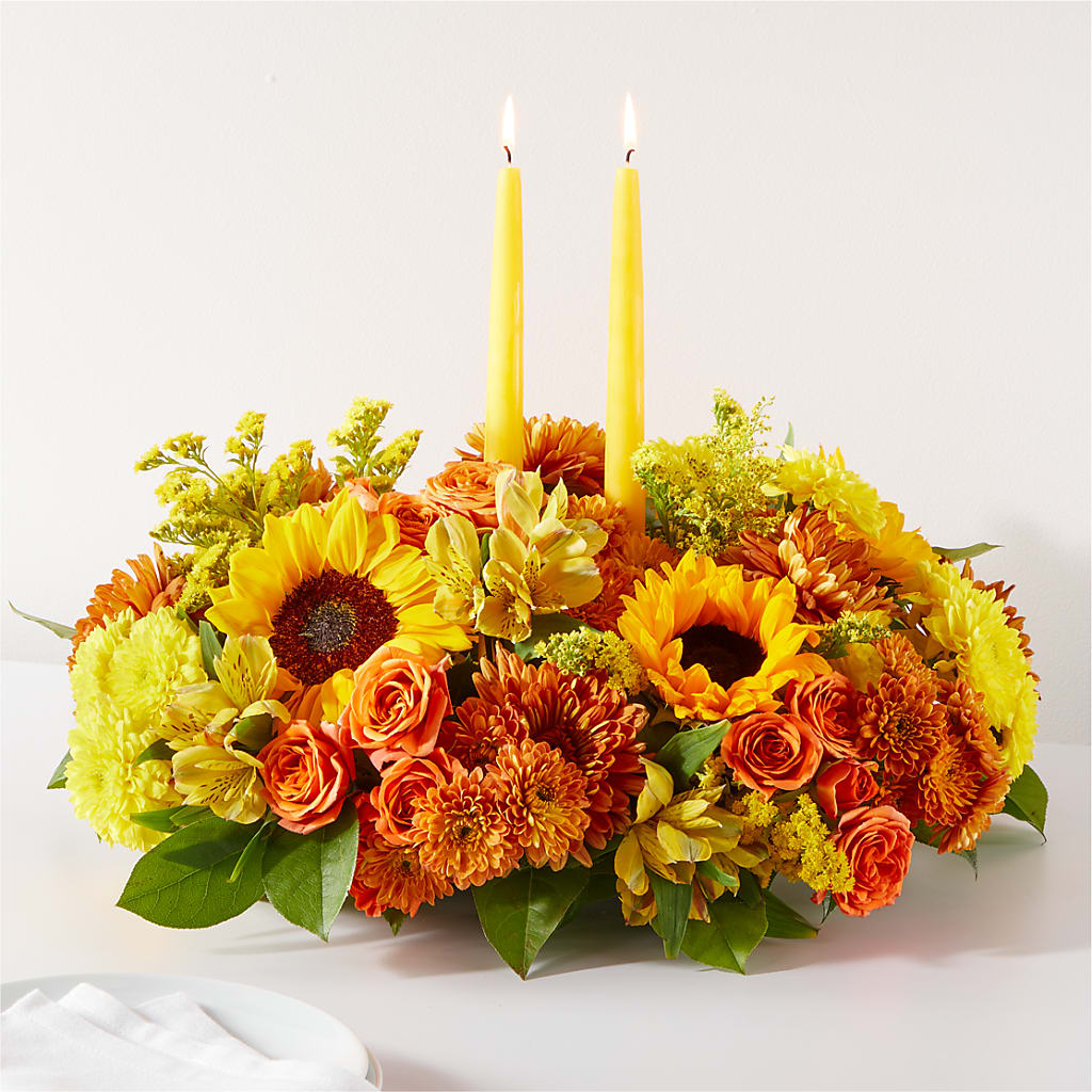 Autumn Harmony Centerpiece – Acuarela Events Inc, Land O Lakes FL