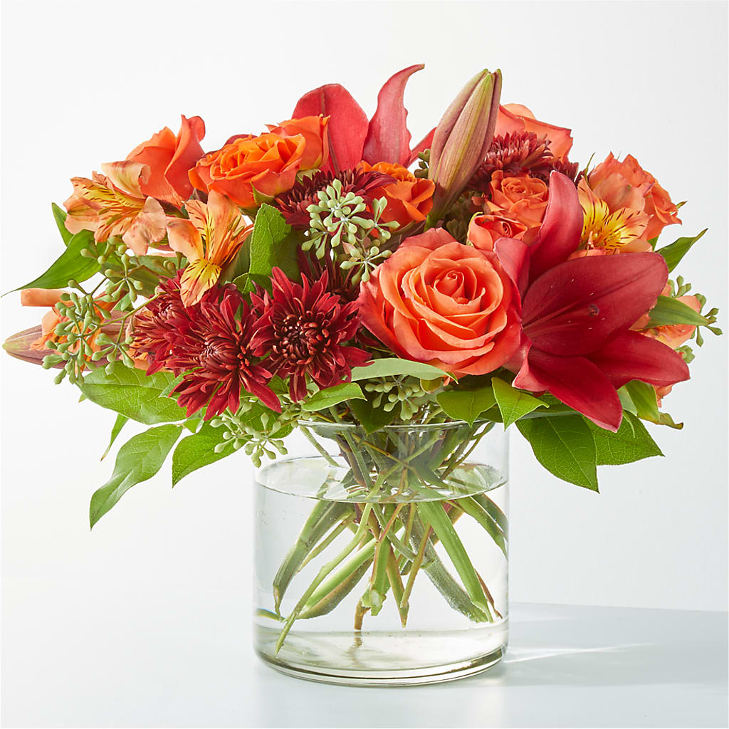 Crimson Leaves Bouquet – Acuarela Events Inc, Land O Lakes FL