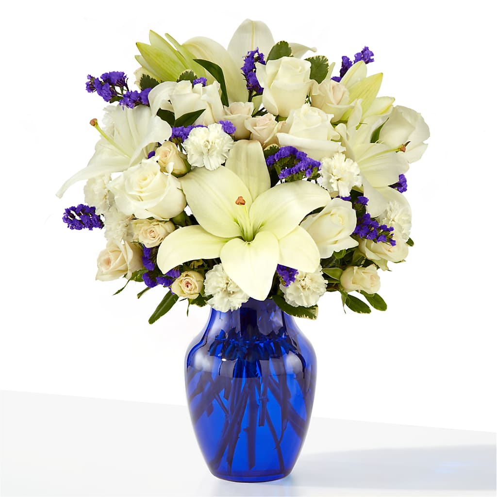 Sapphire Rush Bouquet – Acuarela Events Inc, Land O Lakes FL