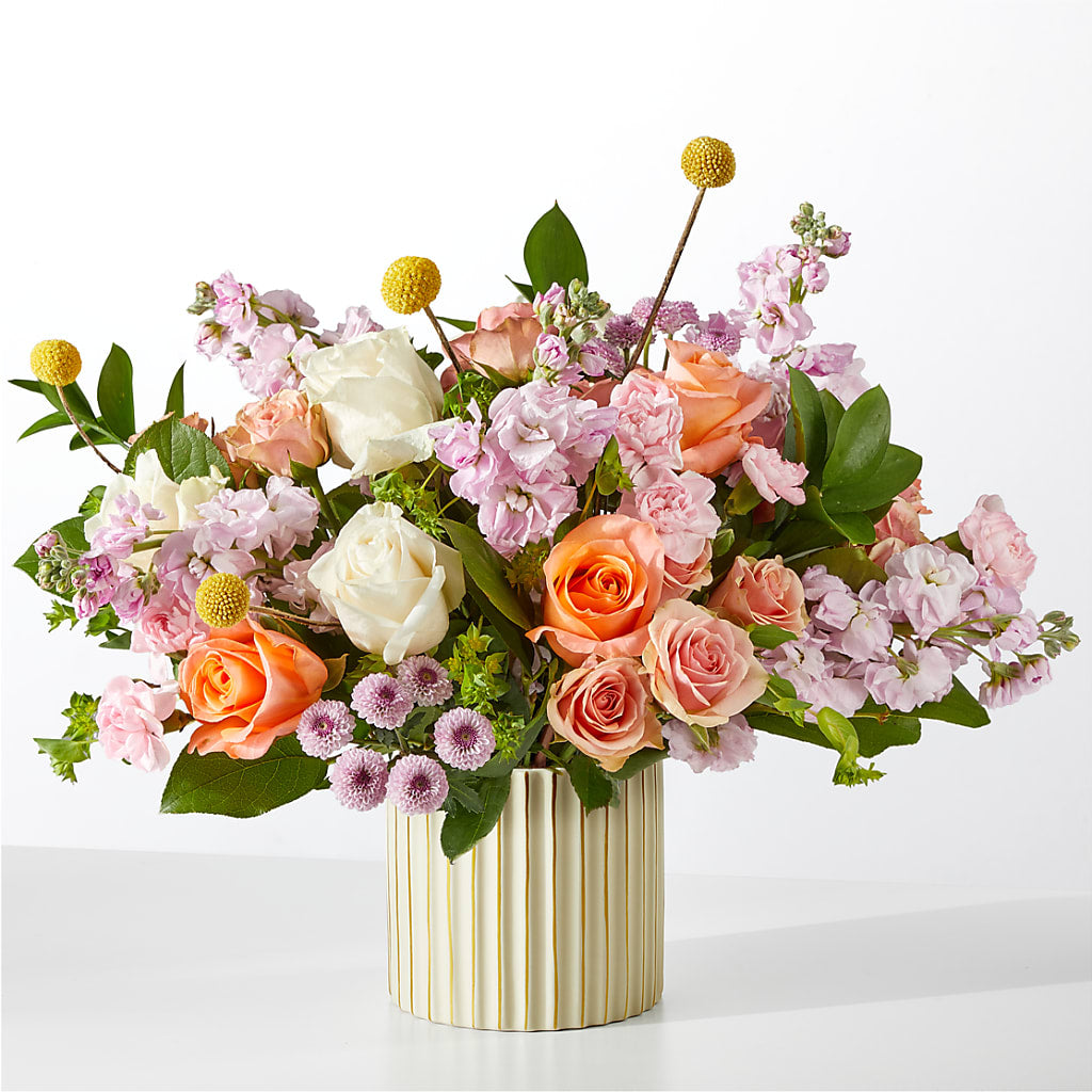 French Market Bouquet with Ivory Vase – Acuarela Events Inc, Land O Lakes FL
