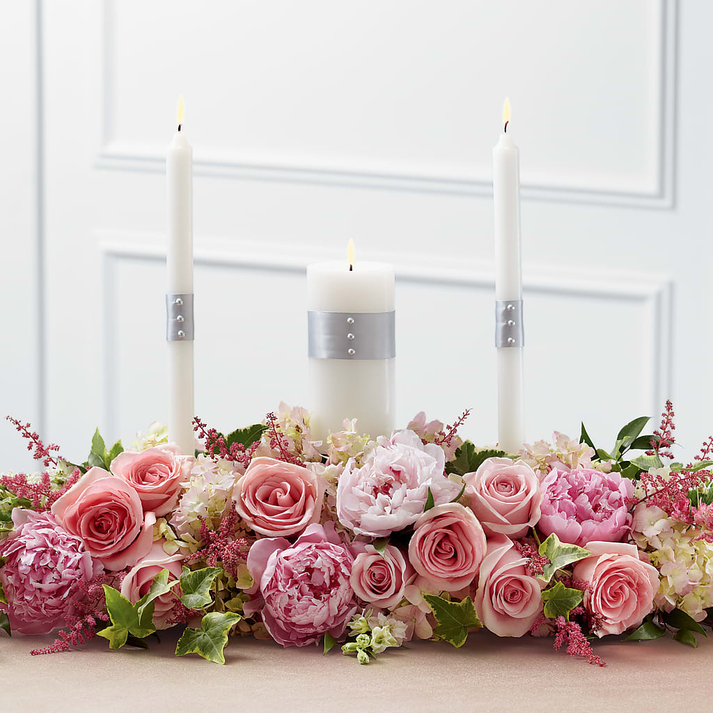 Worldwide Romance Unity Candle Arrangement – Acuarela Events Inc, Land O Lakes FL