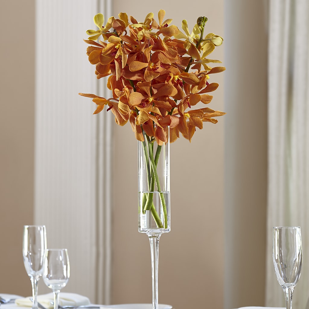 Orange Mokara Bouquet – Acuarela Events Inc, Land O Lakes FL