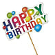 Happy Birthday Pick –  Acuarela Events Inc, Land O Lakes FL