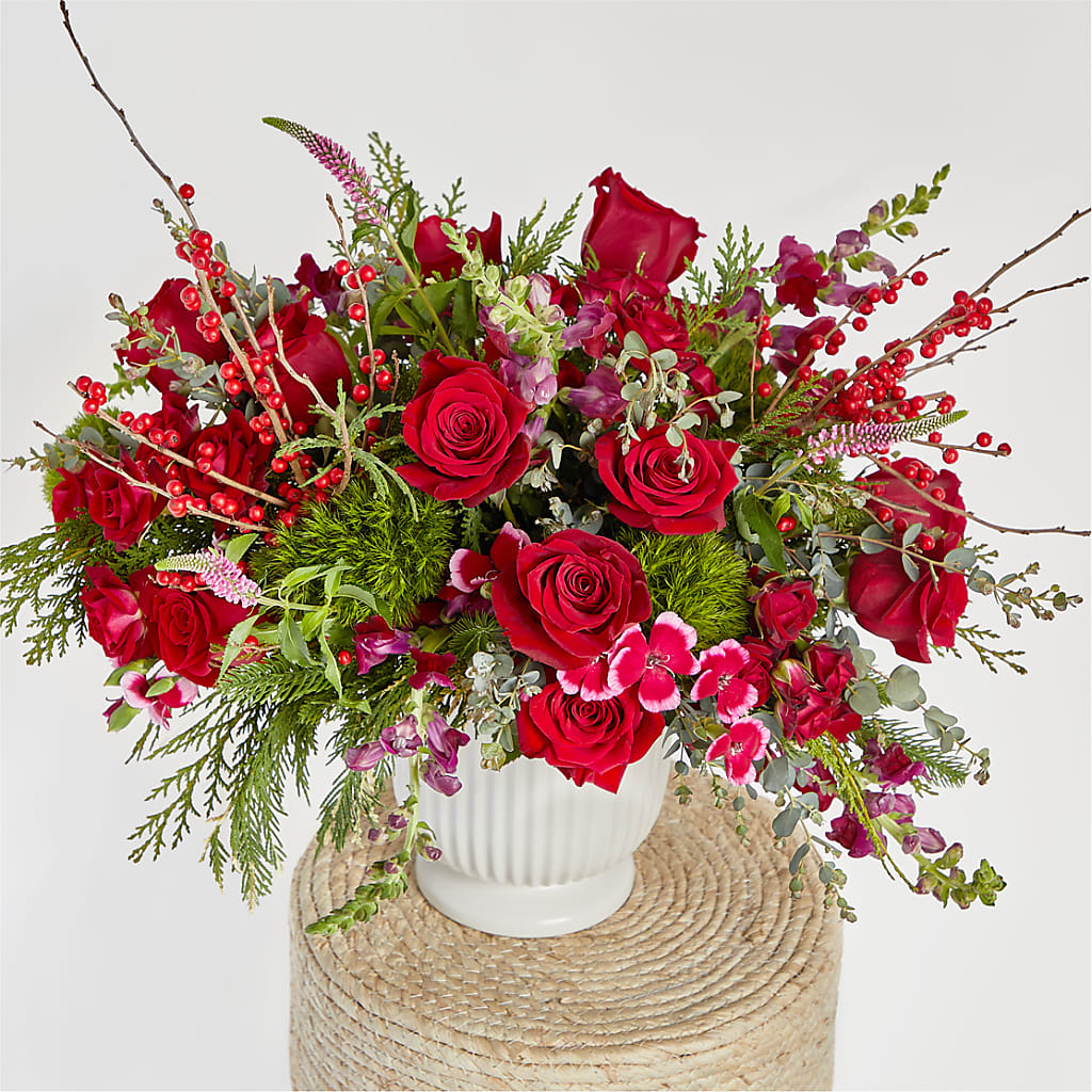 Big Red Bow Bouquet –  Acuarela Events Inc, Land O Lakes FL