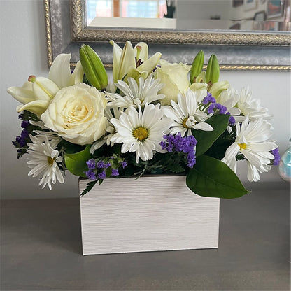 Beyond Blue Box Bouquet –  Acuarela Events Inc, Land O Lakes FL