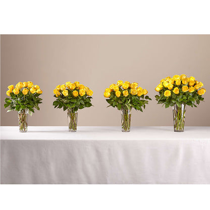 Long Stem Yellow Rose Bouquet –  Acuarela Events Inc, Land O Lakes FL