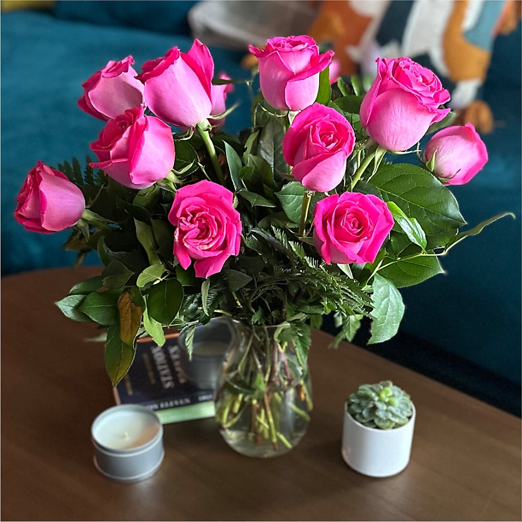 Long Stem Pink Rose Bouquet –  Acuarela Events Inc, Land O Lakes FL