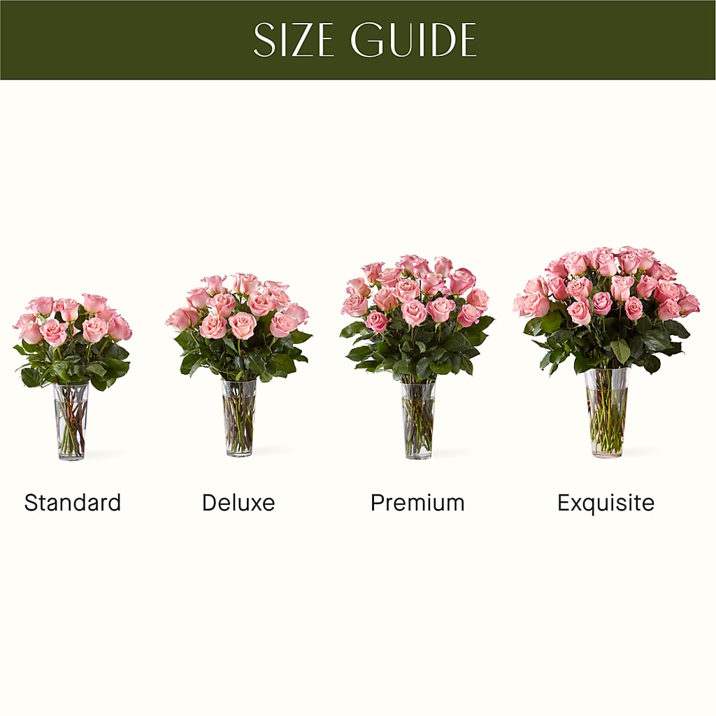 Long Stem Pink Rose Bouquet –  Acuarela Events Inc, Land O Lakes FL