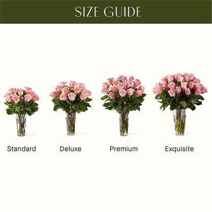 Long Stem Pink Rose Bouquet –  Acuarela Events Inc, Land O Lakes FL