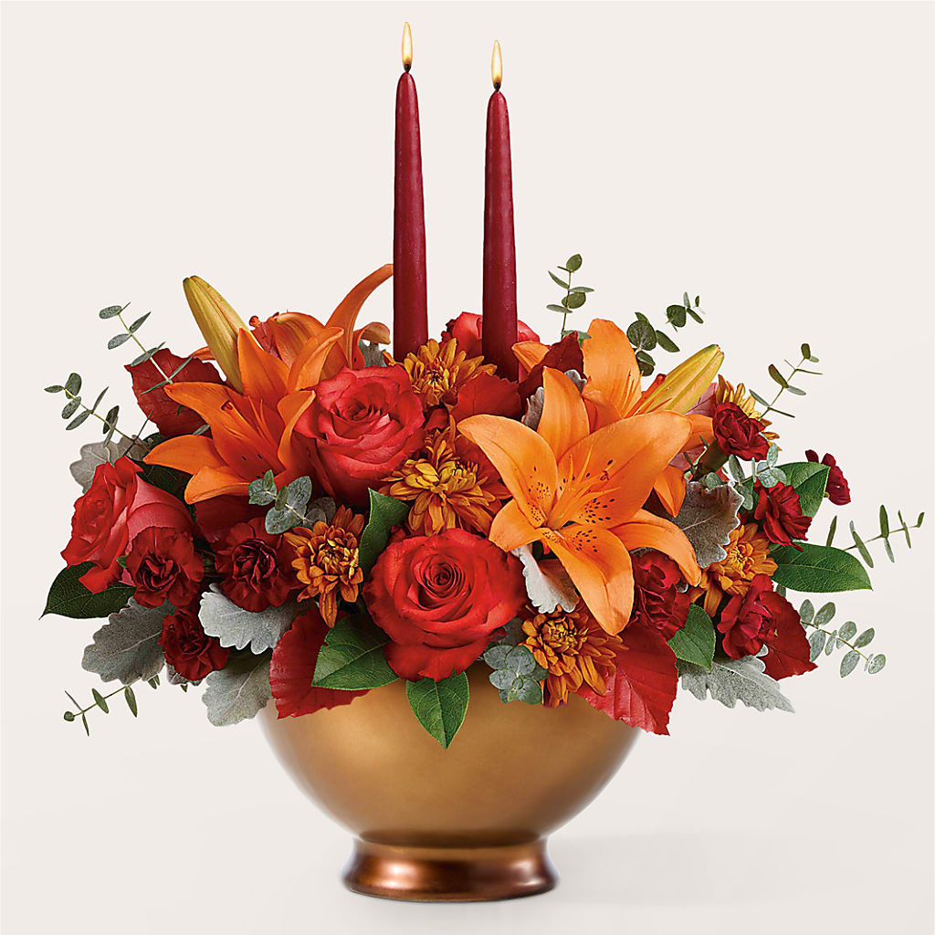 Fruits of Fall Centerpiece –  Acuarela Events Inc, Land O Lakes FL