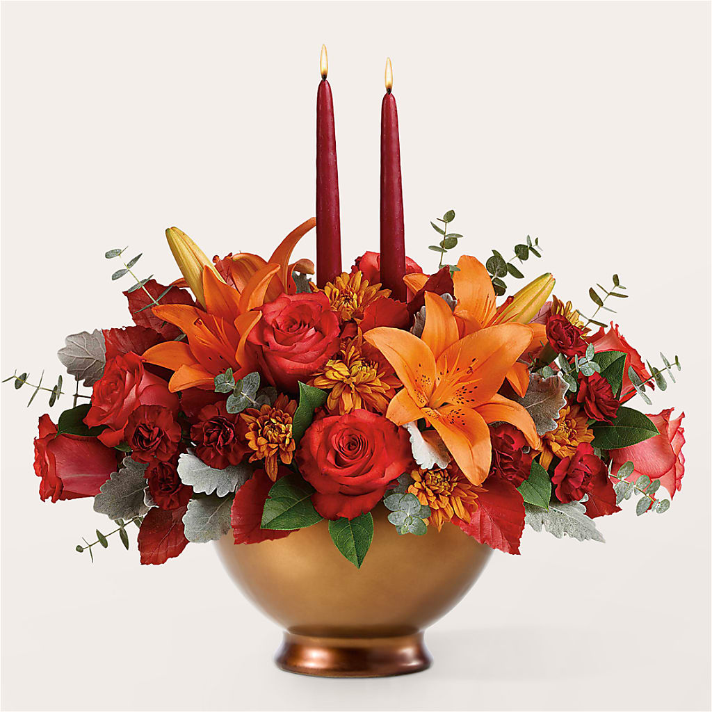 Fruits of Fall Centerpiece –  Acuarela Events Inc, Land O Lakes FL