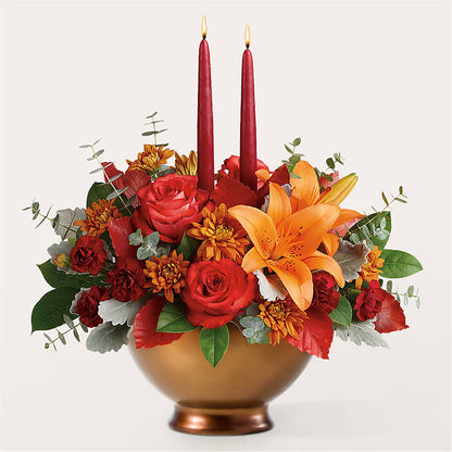 Fruits of Fall Centerpiece –  Acuarela Events Inc, Land O Lakes FL