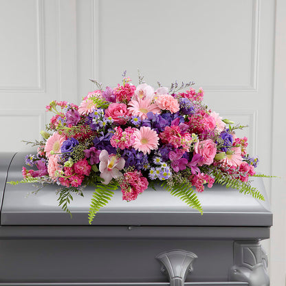 Glorious Garden Casket Spray –  Acuarela Events Inc, Land O Lakes FL