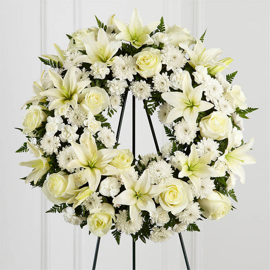 Treasured Tribute Wreath –  Acuarela Events Inc, Land O Lakes FL