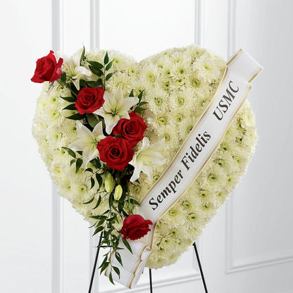Heartfelt Hero Standing Heart –  Acuarela Events Inc, Land O Lakes FL