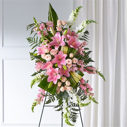 Elegant Embrace Standing Spray –  Acuarela Events Inc, Land O Lakes FL