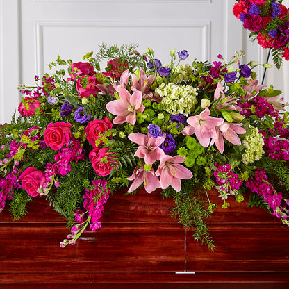 Radiant Tribute Casket Spray –  Acuarela Events Inc, Land O Lakes FL