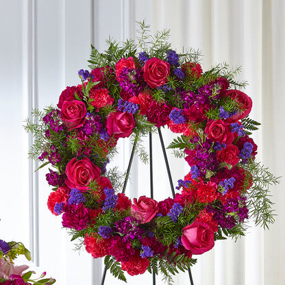 Calming Colors Wreath –  Acuarela Events Inc, Land O Lakes FL