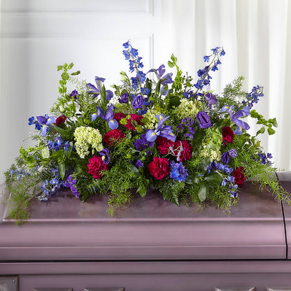 Always Treasured Casket Spray –  Acuarela Events Inc, Land O Lakes FL