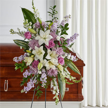 Grateful Hearts Standing Spray –  Acuarela Events Inc, Land O Lakes FL