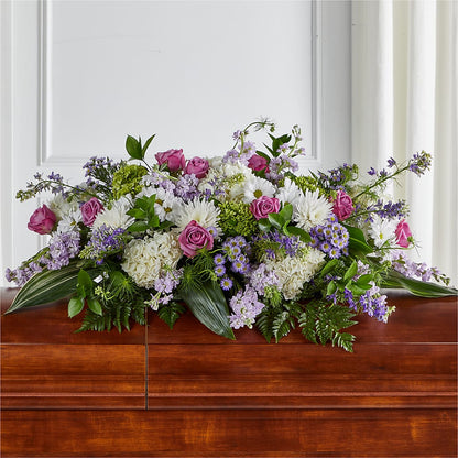 Meadows of Serenity Casket Spray –  Acuarela Events Inc, Land O Lakes FL