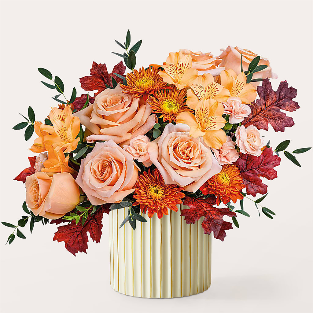 Spiced Latte Bouquet with Ivory Vase –  Acuarela Events Inc, Land O Lakes FL