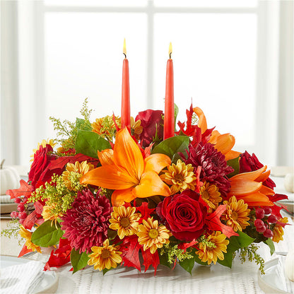 Autumn's Embrace Centerpiece –  Acuarela Events Inc, Land O Lakes FL